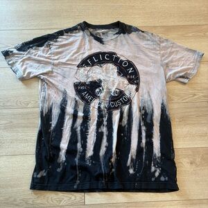 Affliction Men’s Two Stroke Tee Tie Dye Embroidered American Customs Size 2XL